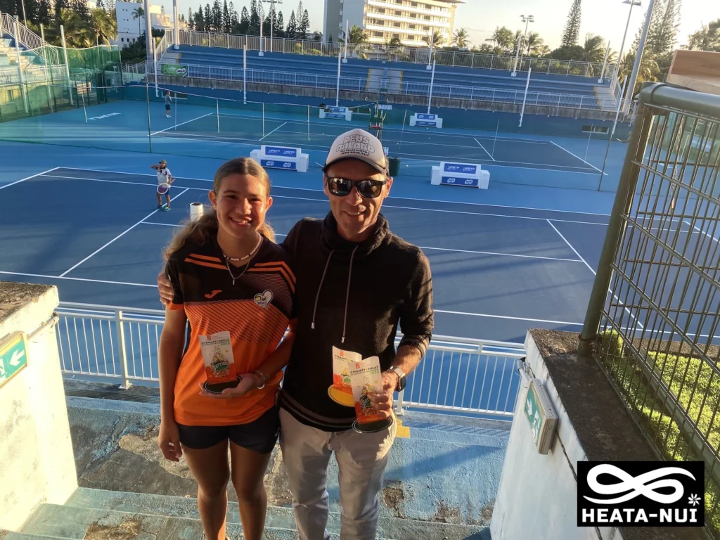 Heata-Nui ISTA-TOOFA et Anthony AZCOAGA, Championnat Territorial 2024 Adultes, Ligue Calédonienne de Tennis