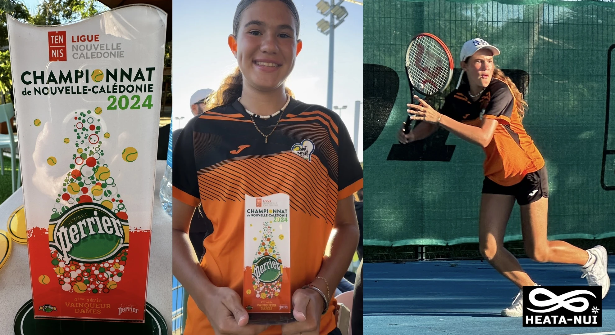 Heata-Nui ISTA-TOOFA, Championne Territorial 2024 Adultes 4e serie, Ligue Calédonienne de Tennis